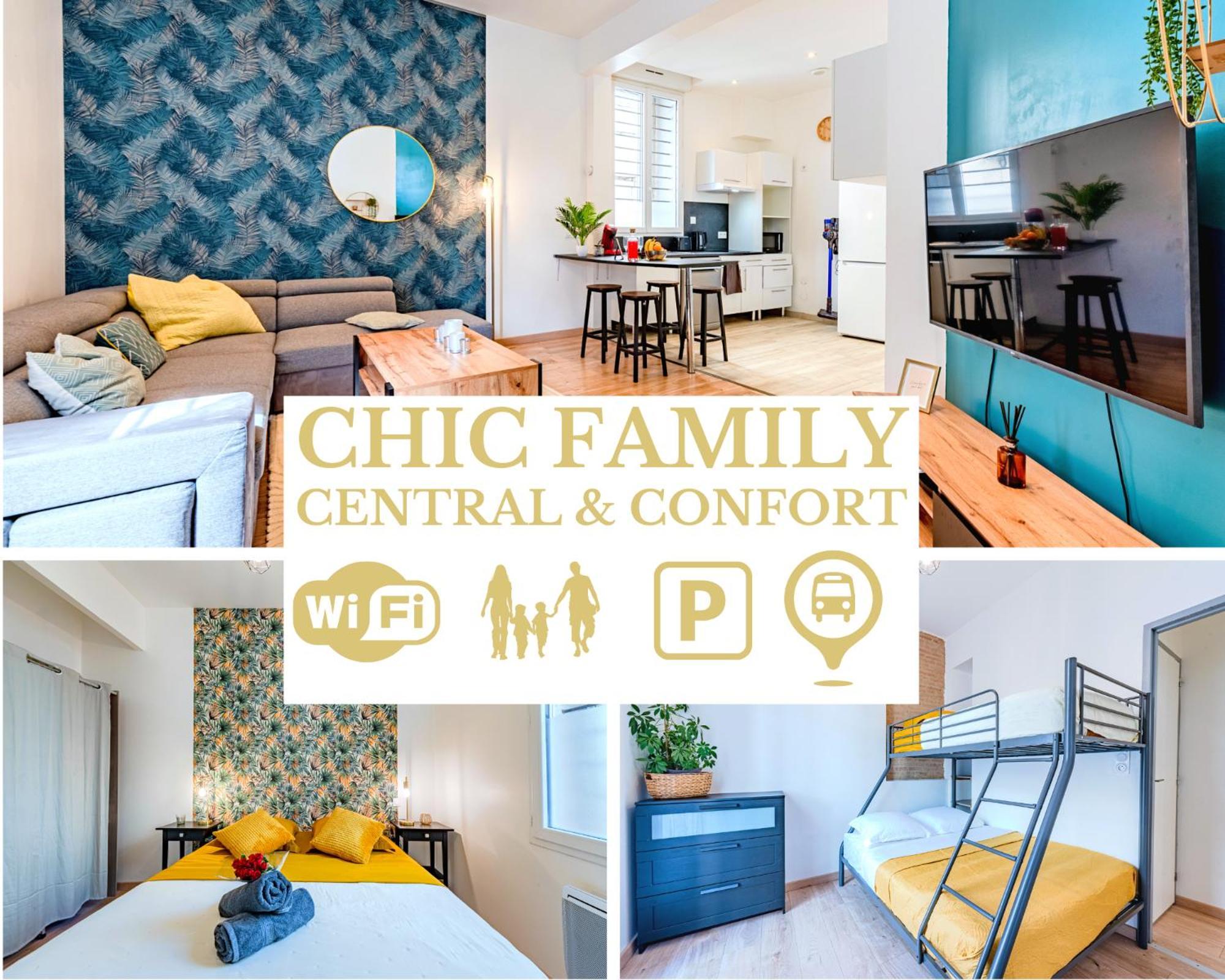 Chic Family - Neuf & Moderne - Parking Wifi Centre Ville Gare Tgv - Confort Ideal Famille - Offre Speciale ペルピニャン エクステリア 写真